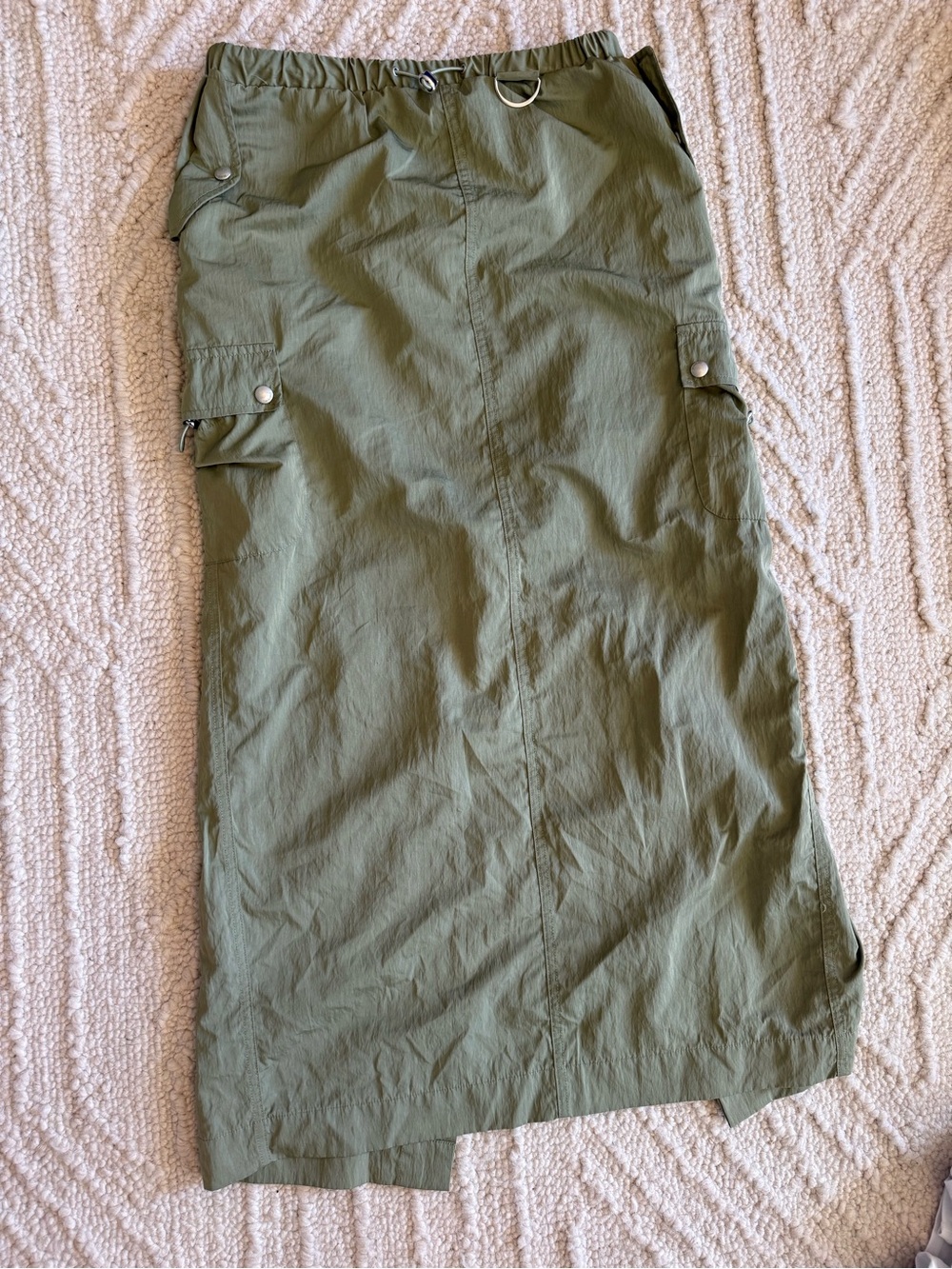 Blank NYC Olive Utility Cargo Pants with D-Ring